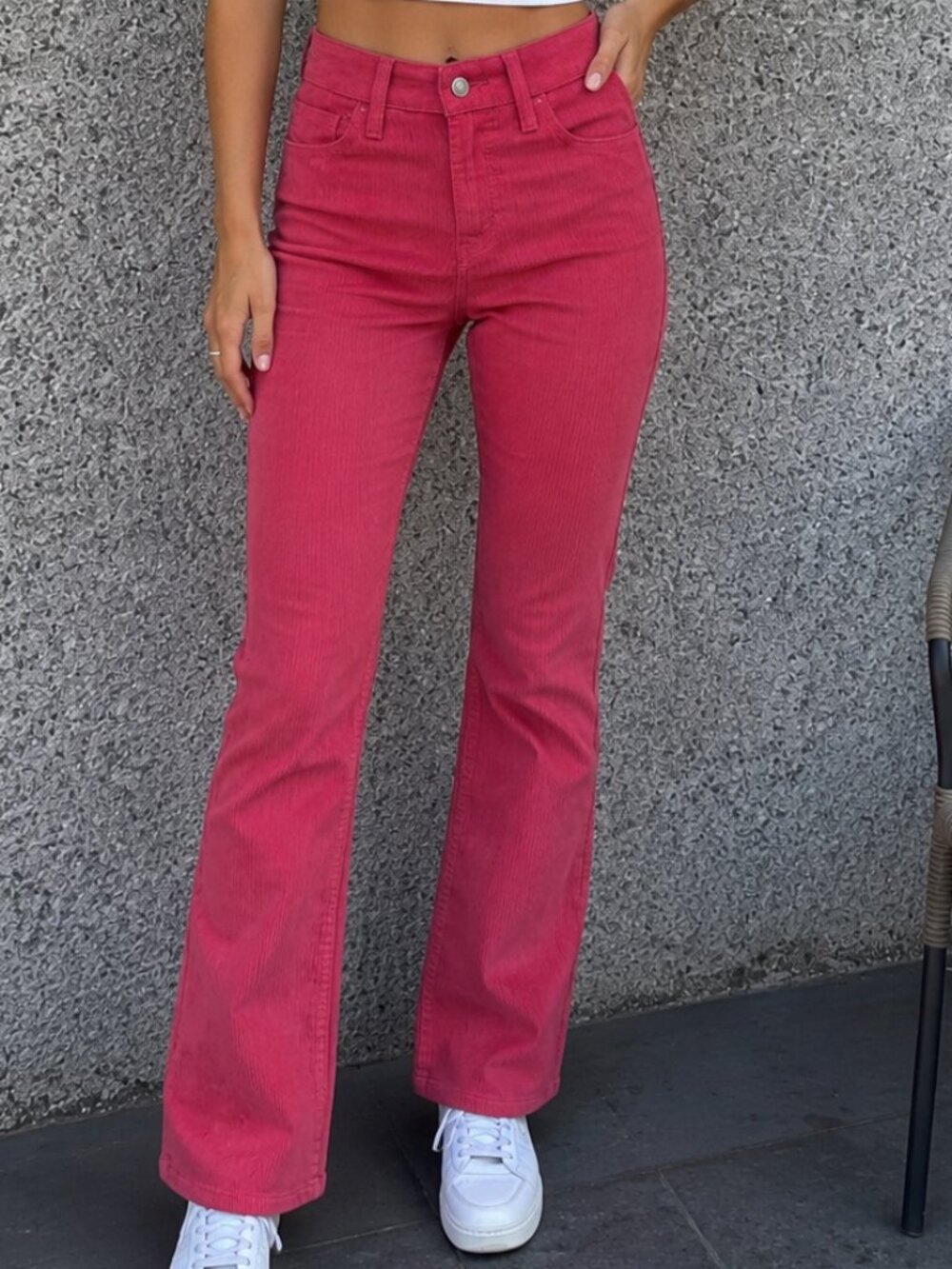 Vtg Levi's Pink Corduroy Flare Pants NWT Red Tab Bootcut